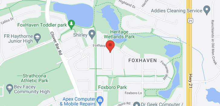 map of 96 FOXHAVEN CR